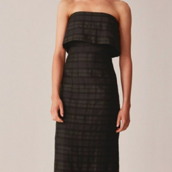 C/MEO Collective - Refresh Plaid Strapless Dress - Picture 2 of 10